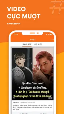 Kênh 14 android App screenshot 1